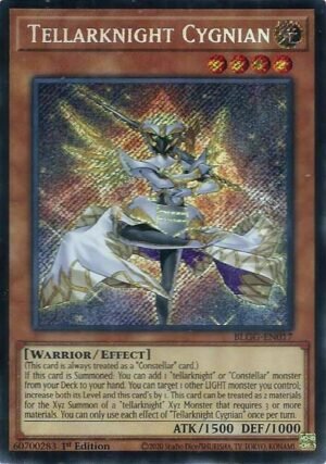 Tellarknight Cygnian - BLGG-EN017 (Secret Rare)