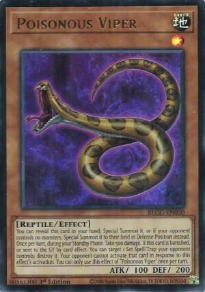 Poisonous Viper - BLGG-EN030 (Ultra Rare)