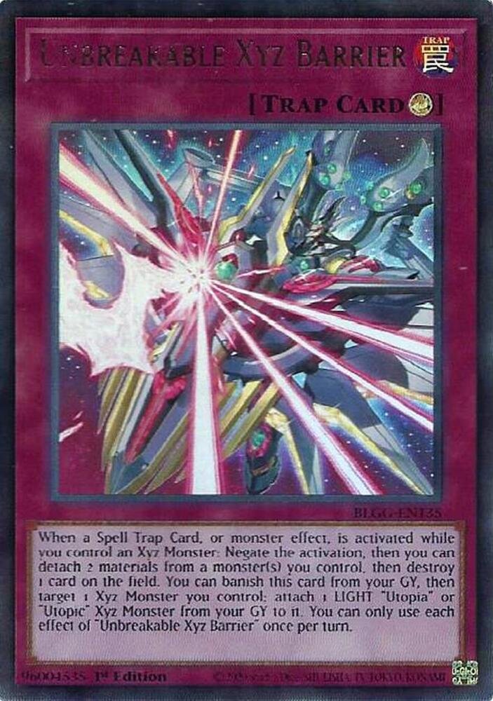Unbreakable Xyz Barrier - BLGG-EN135 (Ultra Rare)