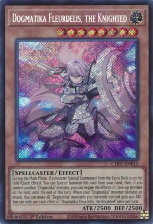 Dogmatika fleurdelis, the knighted - CH01-EN015 (Secret Rare)