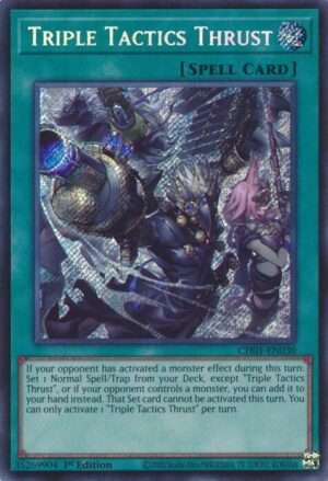 Triple Tactical Thrust - CH01-EN030 (Secret Rare)