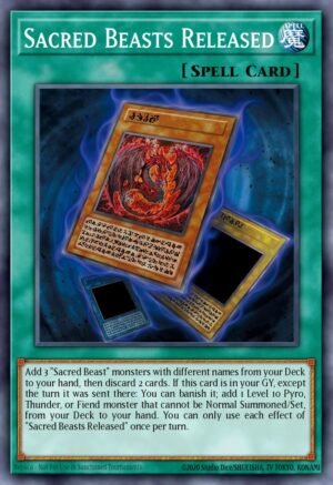 Sacred Beasts Released  - CORI-EN047 (Super Rare)