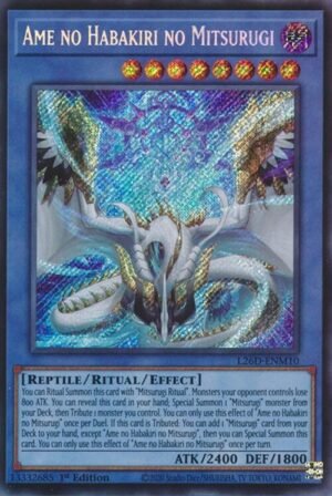 Ame no Habakiri no Mitsurugi - L26D-ENM10 (Secret Rare)
