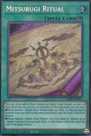 Mitsurugi Ritual - L26D-ENM15 (Secret Rare)