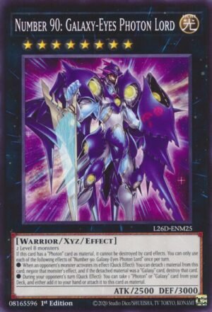 Number 90: Galaxy-Eyes Photon Lord - L26D-ENM25 (Common)