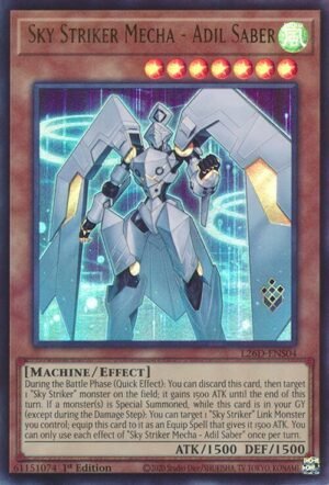 Sky Striker Mecha - Adil Saber - L26D-ENS04 (Ultra Rare)