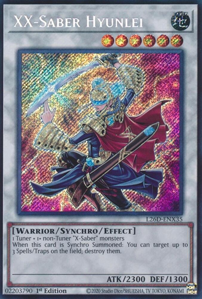 XX-Saber Hyunlei - L26D-ENX35 (Secret Rare)