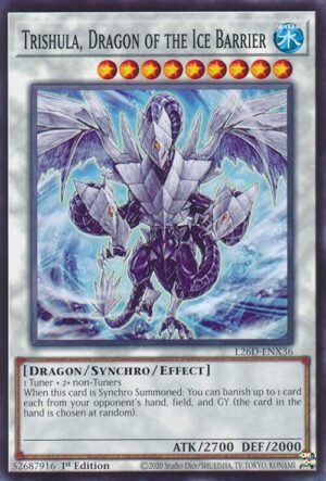 Trishula, Dragon of the Ice Barrier - L26D-ENX36 (Common)