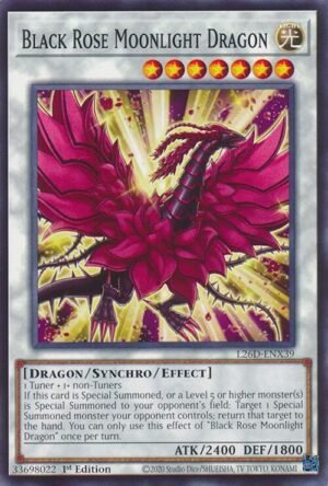 Black Rose Moonlight Dragon - L26D-ENX39 (Common)