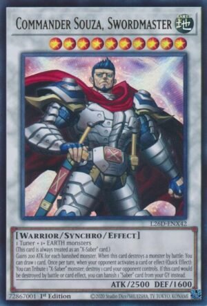 Commander Souza, Swordmaster - L26D-ENX42 (Ultra Rare)