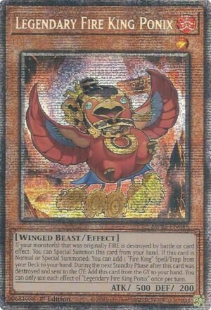 Legendary Fire King Ponix - MP25-EN048 (Starlight Rare)