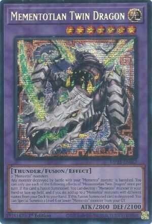 Mementotlan Twin Dragon - MP25-EN067 (Prismatic Secret Rare)