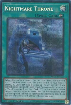 Nightmare Throne - MP25-EN072 (Prismatic Secret Rare)
