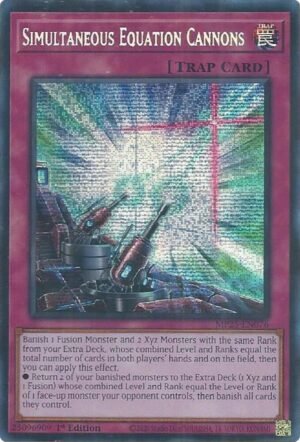 Simultaneous Equation Cannons - MP25-EN076 (Prismatic Secret Rare)