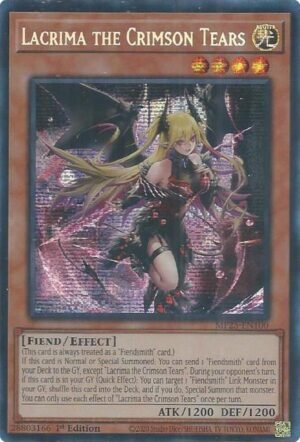 Lacrima the Crimson Tears - MP25-EN100 (Prismatic Secret Rare)