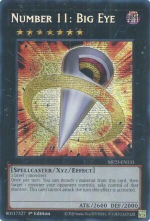 Number 11: Big Eye - MP25-EN133 (Prismatic Secret Rare)