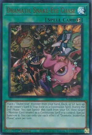Dramatic Snake-Eye Chase - MP25-EN167 (Ultra Rare)