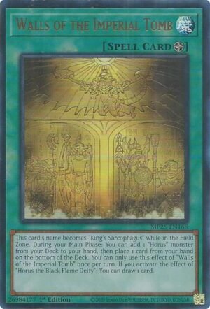 Walls of the Imperial Tomb - MP25-EN168 (Ultra Rare)