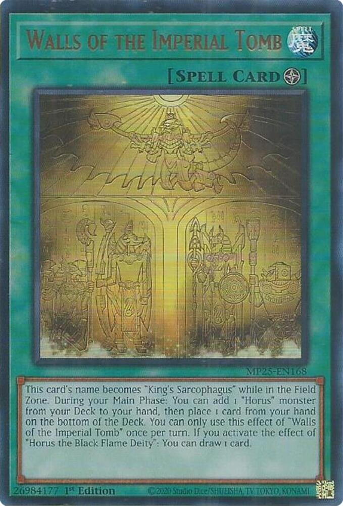 Walls of the Imperial Tomb - MP25-EN168 (Ultra Rare)