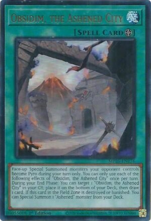 Obsidim, the Ashened City - MP25-EN176 (Ultra Rare)