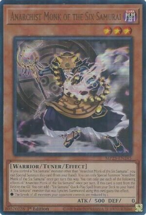 Anarchist Monk of the Six Samurai - MP25-EN245 (Ultra Rare)