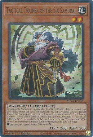 Tactical Trainer of the Six Samurai - MP25-EN246 (Ultra Rare)