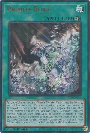 Primite Roar - MP25-EN252 (Ultra Rare)