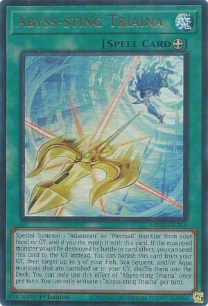 Abyss-sting Triaina - MP25-EN253 (Ultra Rare)