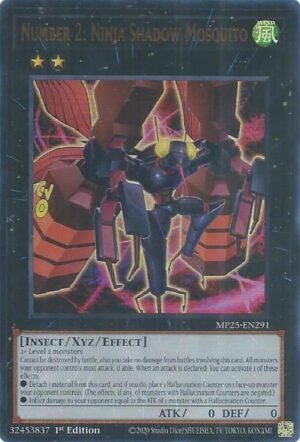 Number 2: Ninja Shadow Mosquito - MP25-EN291 (Ultra Rare)