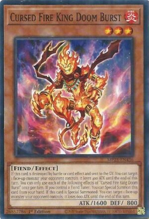 Cursed Fire King Doom Burst - MP25-EN436 (Common)