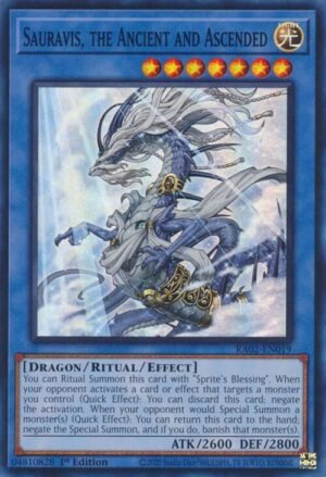 Sauravis, the Ancient and Ascended - RA02-EN019 (Super Rare)