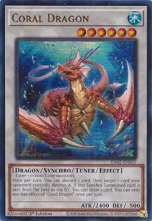 Coral Dragon - RA02-EN031 (Ultra Rare)