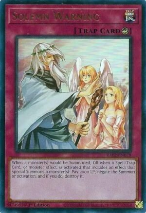 Solemn Warning - RA02-EN078 (Ultra Rare)