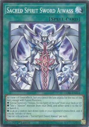 Sacred Spirit Sword Aiwass  - CORI-EN054 (Common / Short Print)