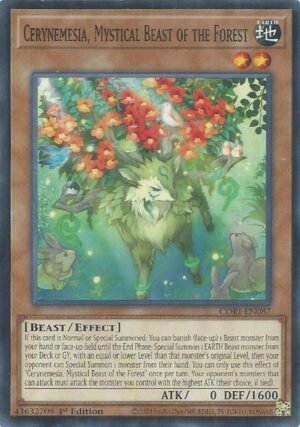 Cerynemesia, Mystical Beast of the Forest  - CORI-EN087 (Common / Short Print)