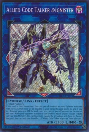 Allied Code Talker @Ignister (Secret Rare)  26LP-EN019 (Secret Rare)