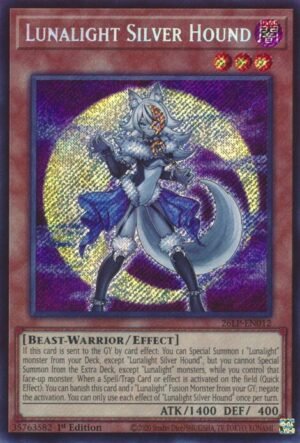 Lunalight Silver Hound (Secret Rare)  26LP-EN012 (Secret Rare)