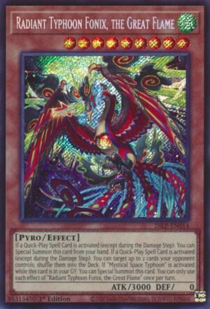 Radiant Typhoon Fonix, the Great Flame (Secret Rare)  26LP-EN014 (Secret Rare)
