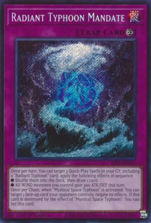 Radiant Typhoon Mandate (Secret Rare)  26LP-EN015 (Secret Rare)