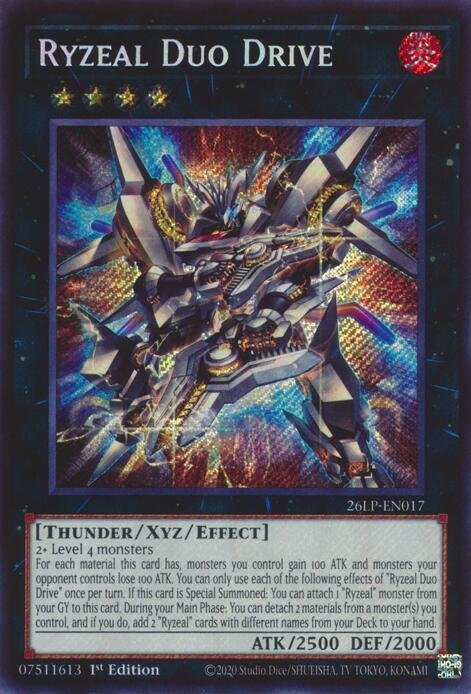 Ryzeal Duo Drive (Secret Rare) 26LP-EN017 (Secret Rare)