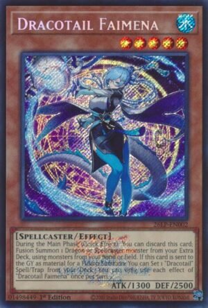 Dracotail Faimena (Emblazoned Secret Rare)  26LP-EN002 (Secret Rare)