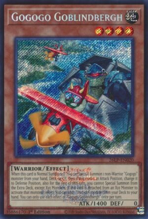 Gogogo Goblindbergh (Emblazoned Secret Rare)  26LP-EN020 (Secret Rare)