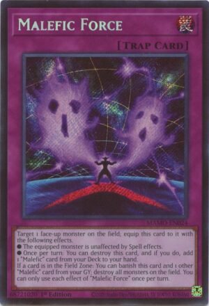 Malefic Force  - MAMO-EN024-SR (Secret Rare)