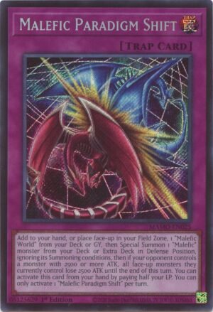 Malefic Paradigm Shift  - MAMO-EN025-SR (Secret Rare)