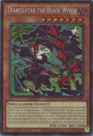 Diabellstar the Black Witch  - MAMO-EN032-SR (Secret Rare)