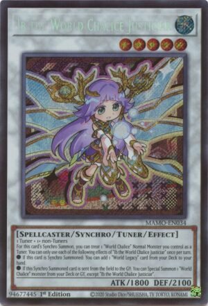 Ib the World Chalice Justiciar  - MAMO-EN034-SR (Secret Rare)