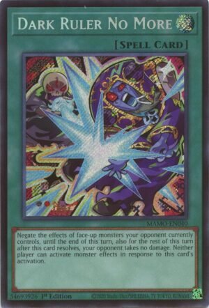 Dark Ruler No More  - MAMO-EN040-SR (Secret Rare)