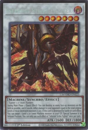 Infernal Strike Fighter  - MAMO-EN123-SR (Secret Rare)
