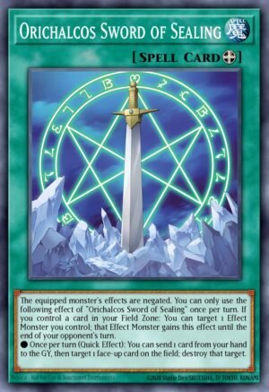 Orichalcos Sword of Sealing  MAMO-EN022 (Ultra Rare)