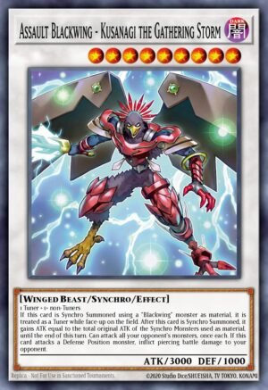 Assault Blackwing - Kusanagi the Gathering Storm  MAMO-EN026 (Ultra Rare)